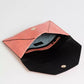 Pink Leather Women Clutch