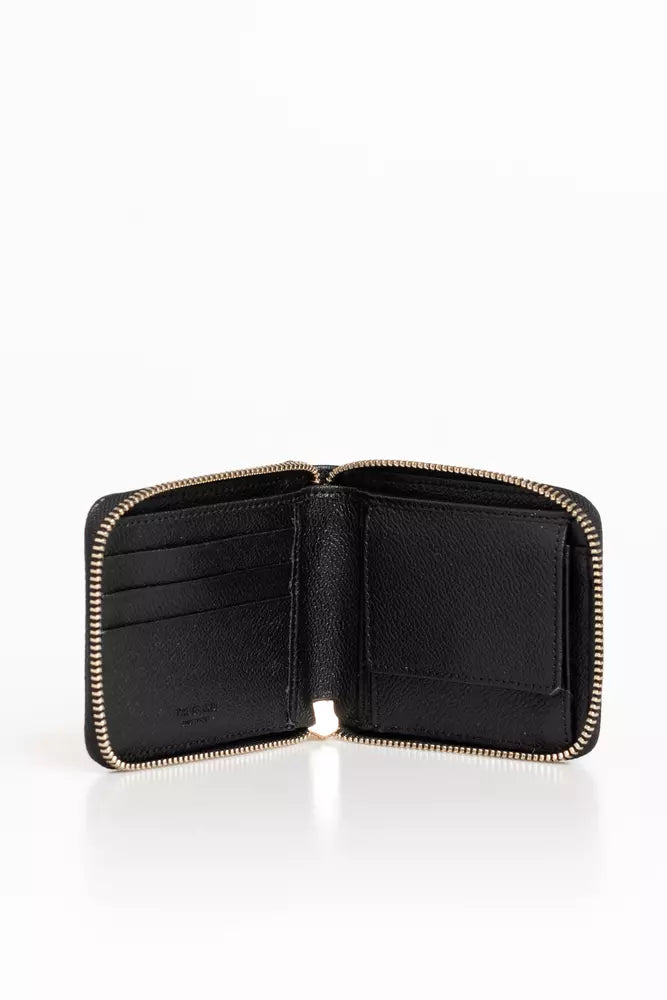 Black Leather Women Wallet