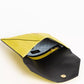 Yellow Leather Women Clutch