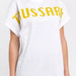 White Cotton Women T-Shirt