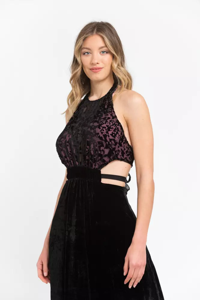 Black Velvet Women Dress