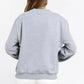 Gray Cotton Women Sweatshirt