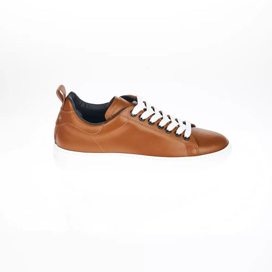 Brown Leather Men Sneaker