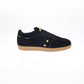 Black Leather Men Sneaker