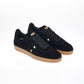 Black Leather Men Sneaker