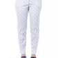 White Cotton Women Trouser