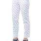 White Cotton Women Trouser