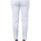 White Cotton Women Trouser