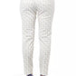 Beige Cotton Women Trouser