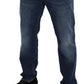 Chic Blue Washed Denim Pants for Trendsetters