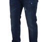 Opulent Blue Washed Denim Pants