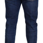 Opulent Blue Washed Denim Pants