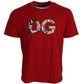 Exclusive Crewneck Logo T-Shirt in Red