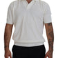 Ivory White Polo T-Shirt with Classic Elegance