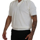 Ivory White Polo T-Shirt with Classic Elegance