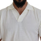 Ivory White Polo T-Shirt with Classic Elegance