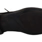 Elegant Black Leather Derby Dress Shoes