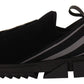Chic Black Low Top Designer Sneakers