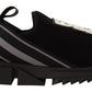 Chic Black Low Top Designer Sneakers