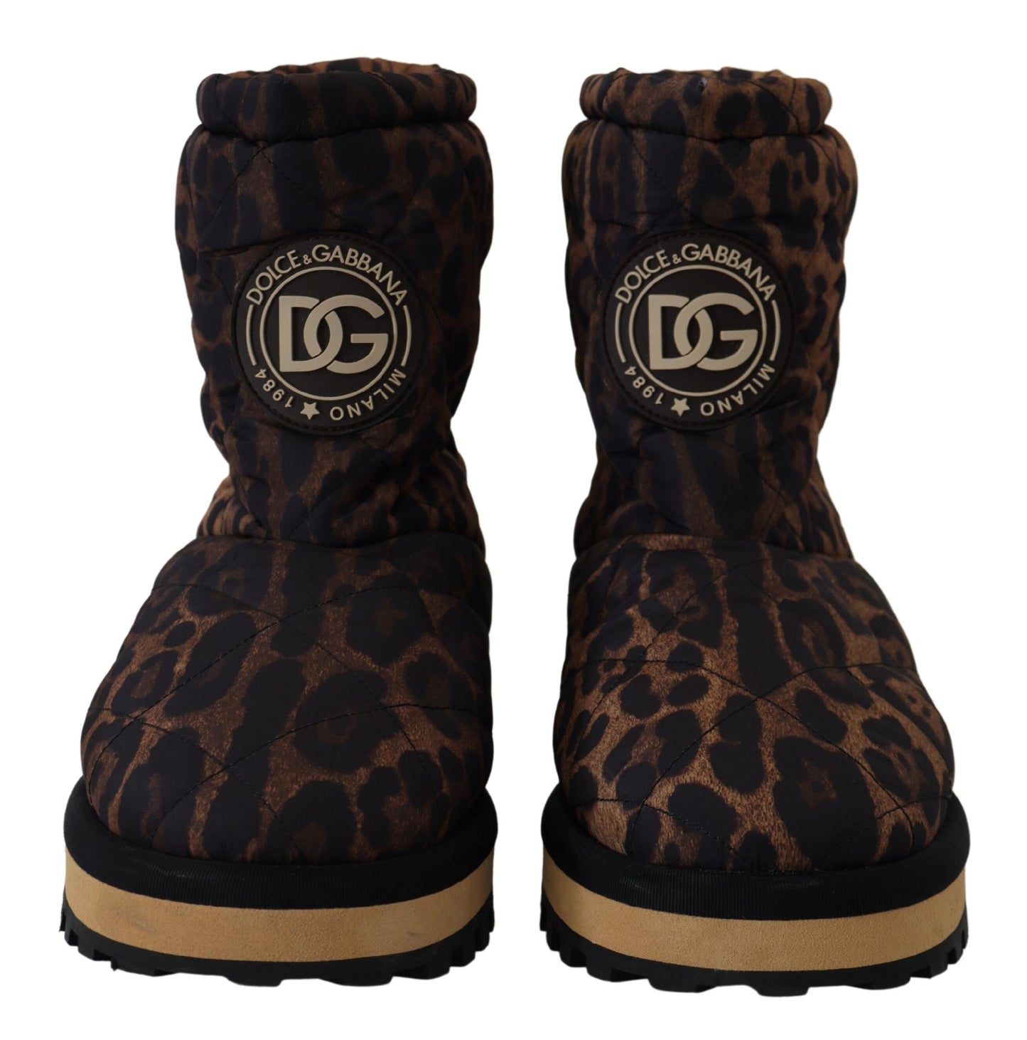 Leopard Pattern Ankle Boots