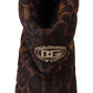 Leopard Pattern Ankle Boots