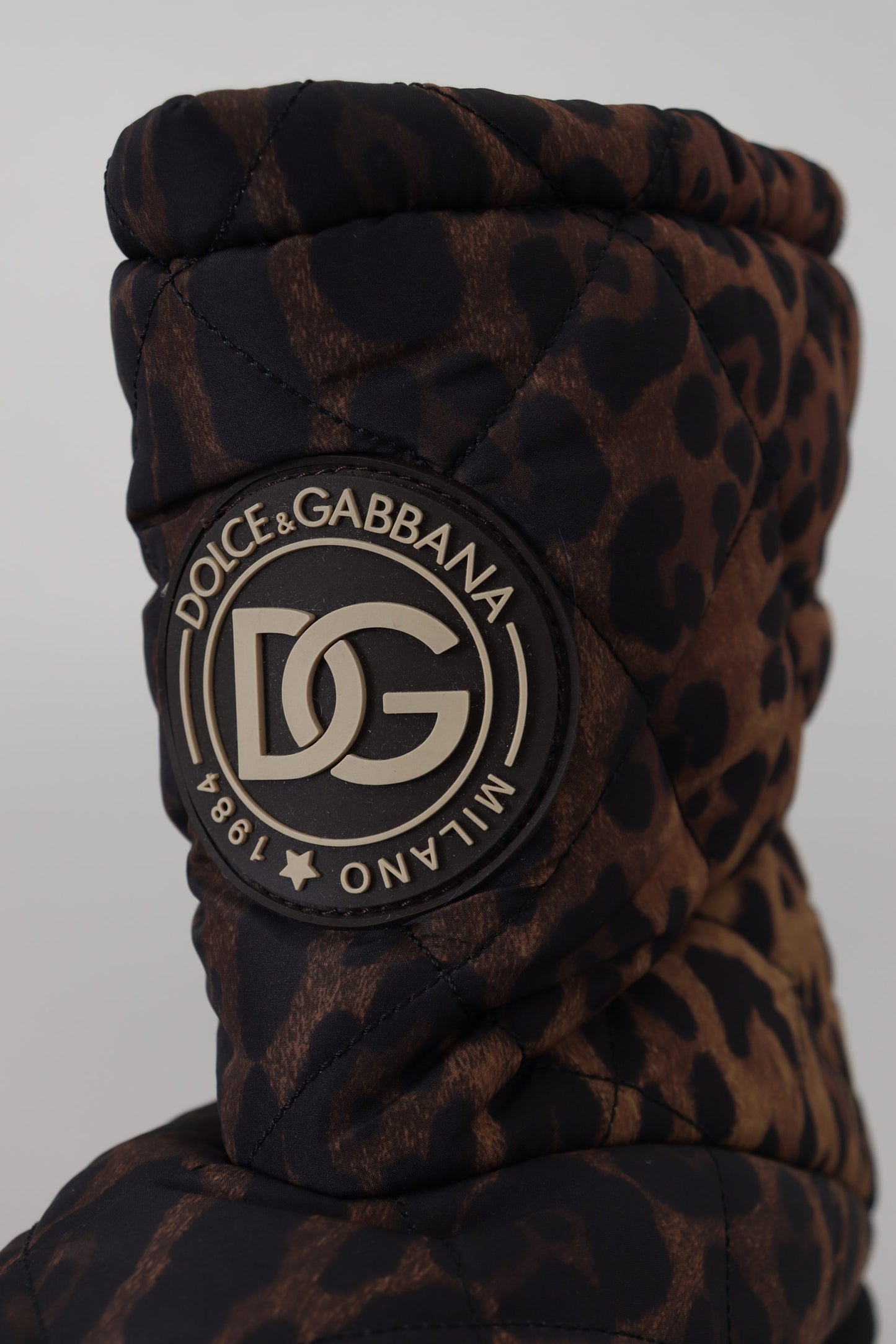 Leopard Pattern Ankle Boots
