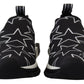 Star-Studded Sorrento Sneakers in White & Black