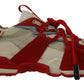 Red Beige Designer Leather Sneakers