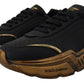 Daymaster Casual Sneakers in Black and Gold