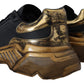 Daymaster Casual Sneakers in Black and Gold