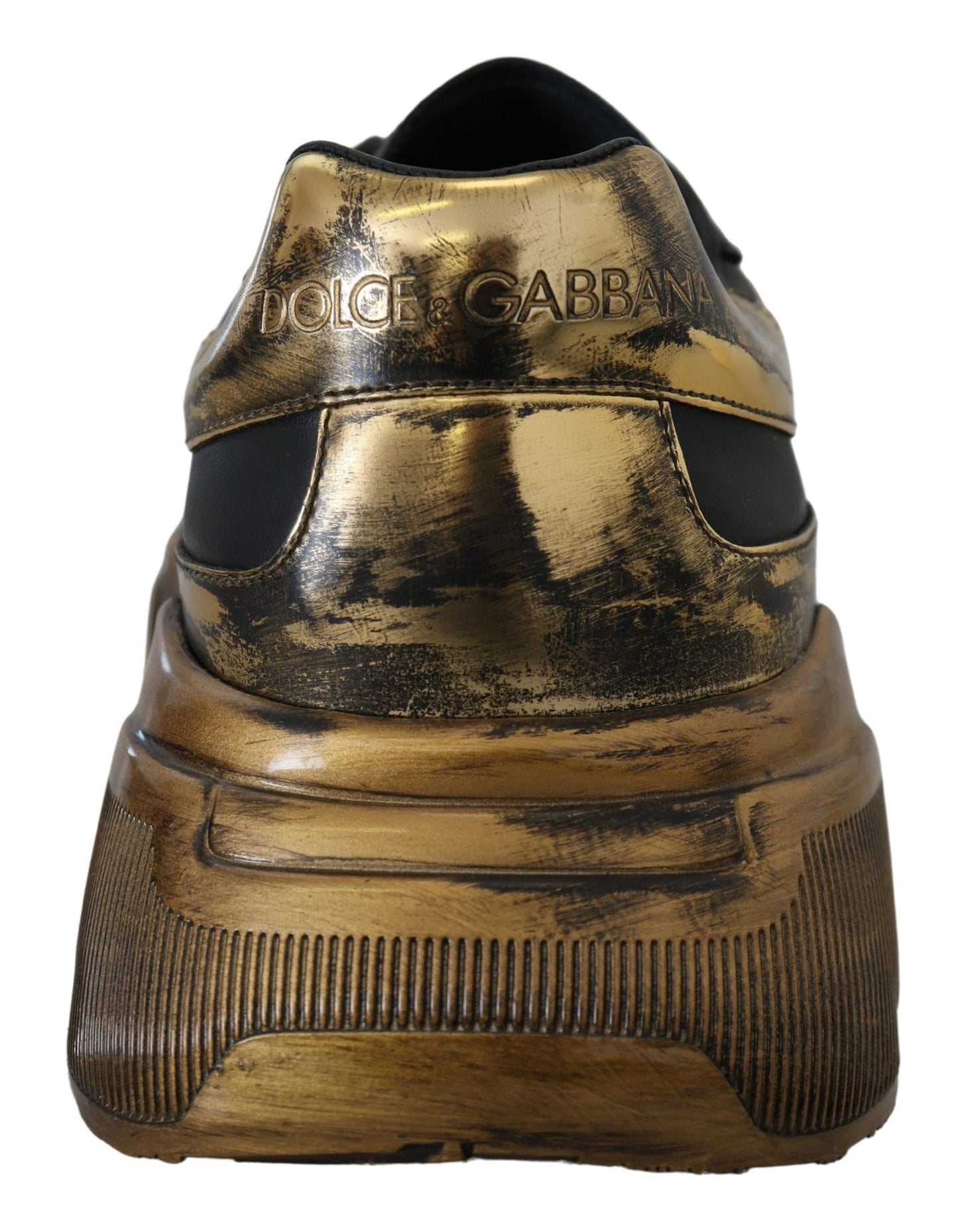 Daymaster Casual Sneakers in Black and Gold