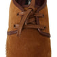 Elegant Brown Leather Casual Sneakers