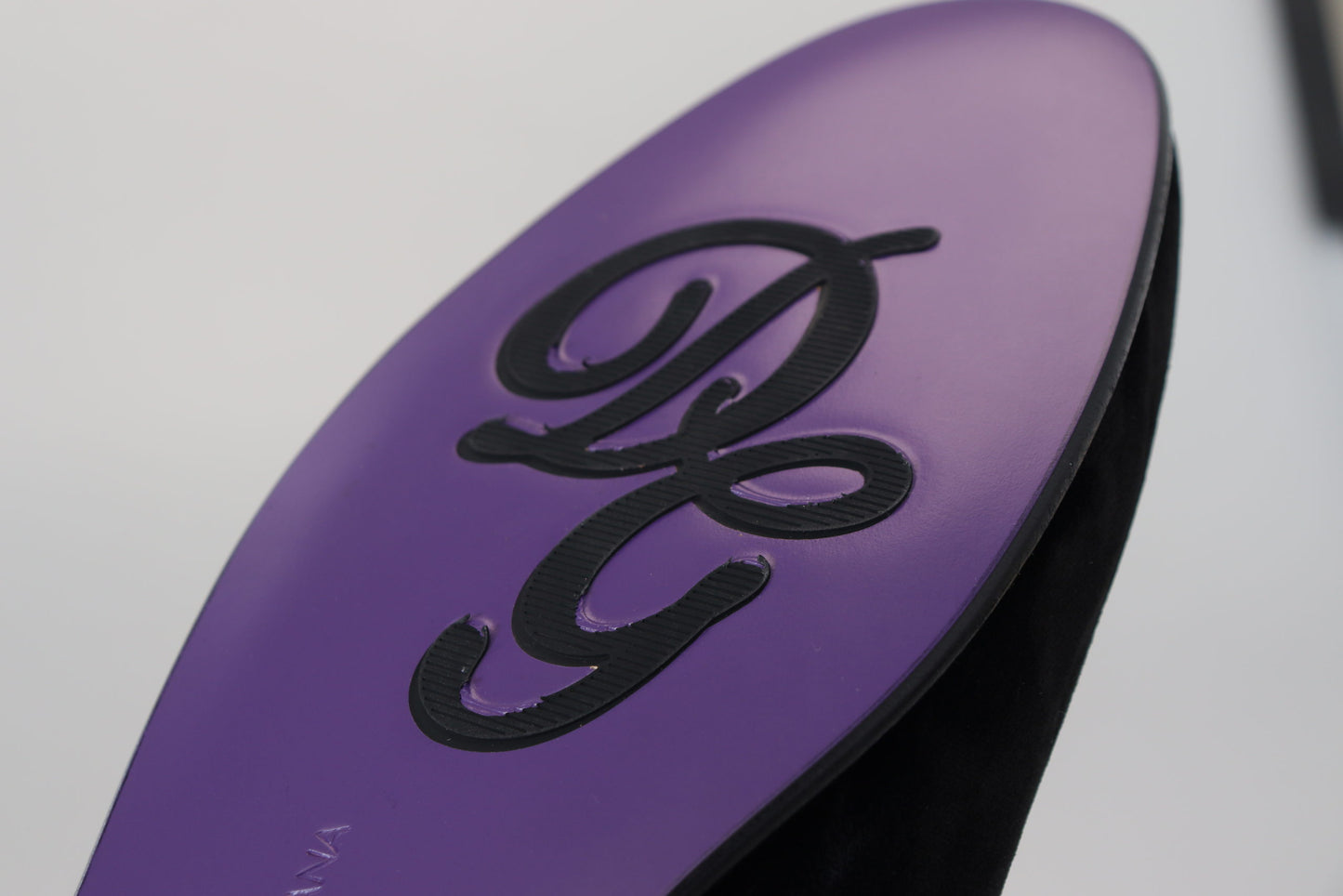 Elegant Velvet Slipper Loafers in Purple