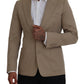 Elegant Beige Single Breasted Blazer