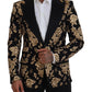 Floral Embroidered Evening Blazer