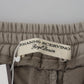 Chic Mid Waist Straight Pants in Light Brown