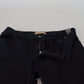 Elegant Black Cotton Designer Jeans