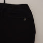 Elegant Black Cotton Jogger Pants