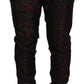 Elegant Red Jogger Pants for Men
