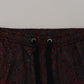 Elegant Red Jogger Pants for Men