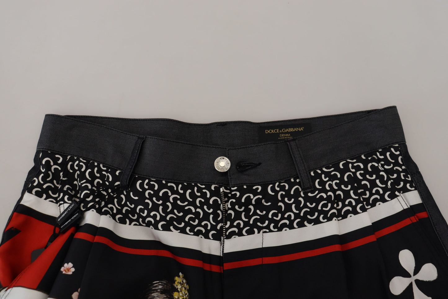Elegant Silk Blend Multicolor Pants