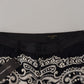 Elegant Bandana Print Silk-Cotton Pants