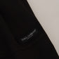 Elegant Black Cotton Jogger Pants