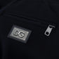 Elegant Black Cotton Jogger Pants