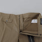 Elegant Brown Cotton Trousers