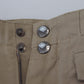 Elegant Brown Cotton Trousers