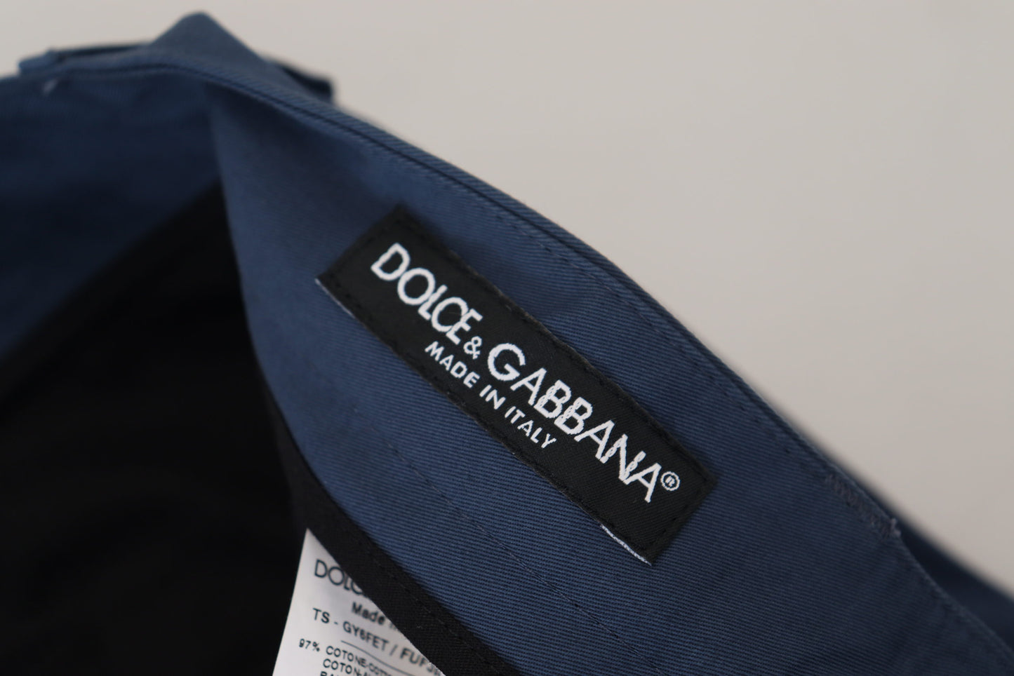 Elegant Blue Designer Trousers