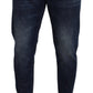 Elegant Blue Denim Pants