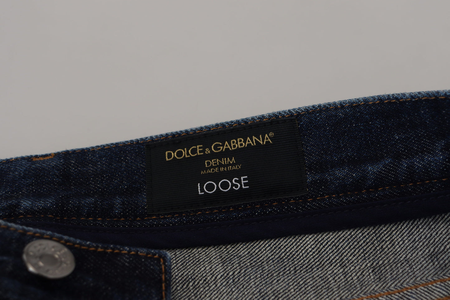 Elegant Blue Denim Pants