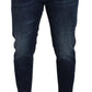 Sleek Italian Denim Pants for Sophisticated Style